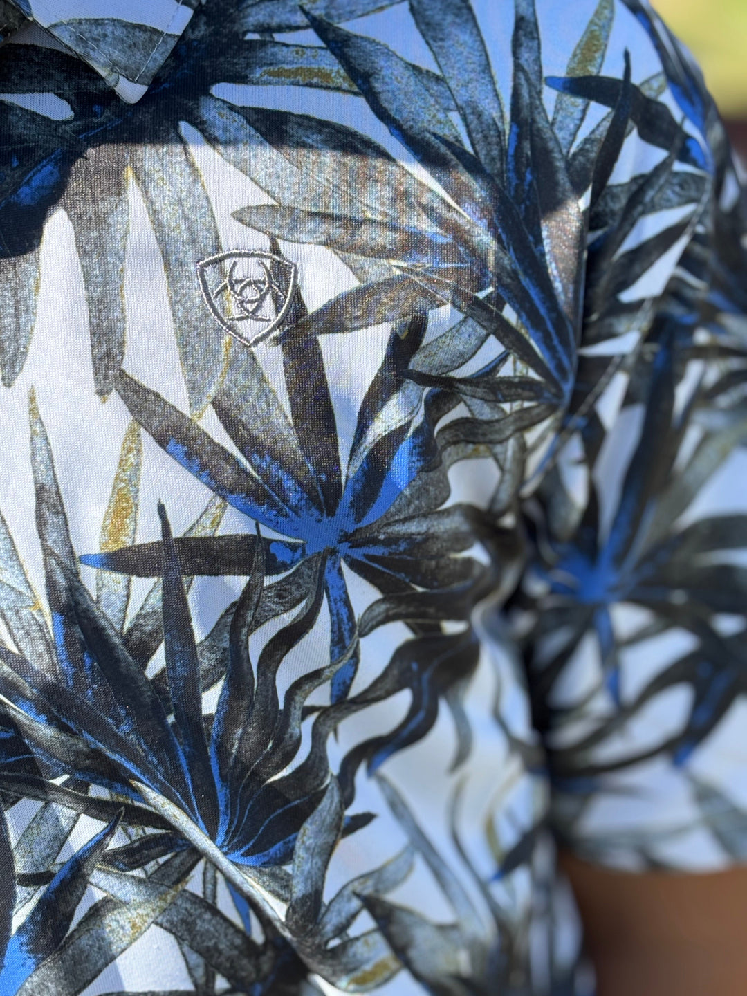 Silas Tropical Print Boy's Polo by Ariat