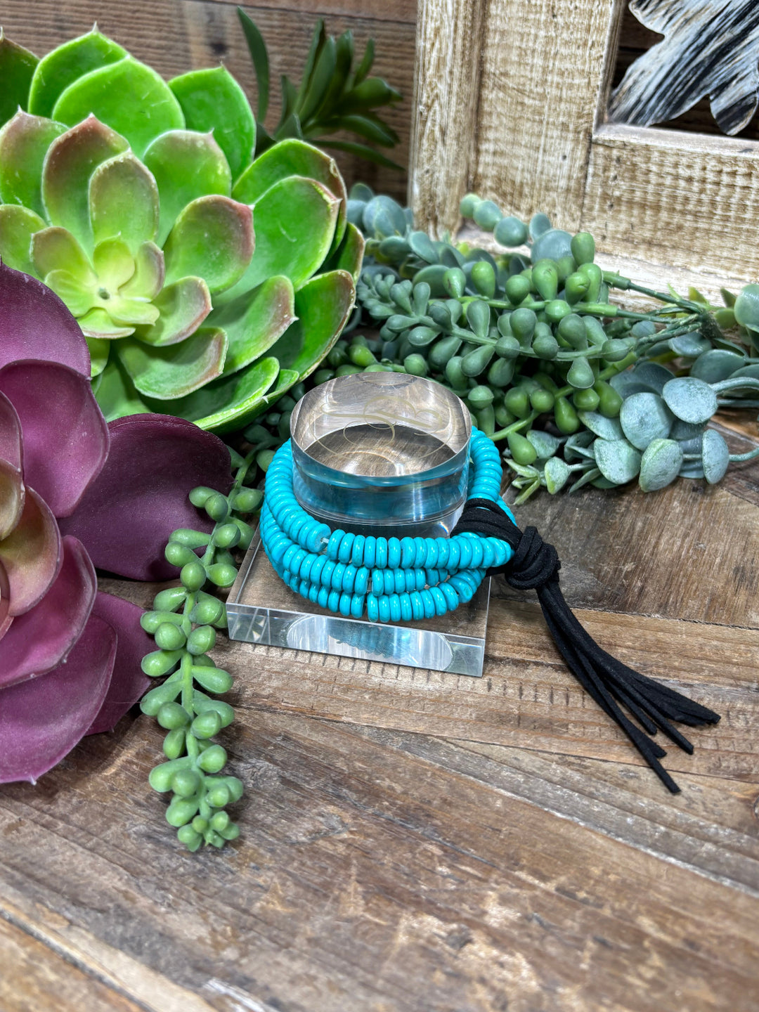 Jameson Turquoise Beaded Bracelet Set