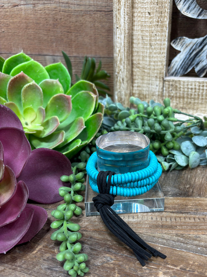 Jameson Turquoise Beaded Bracelet Set