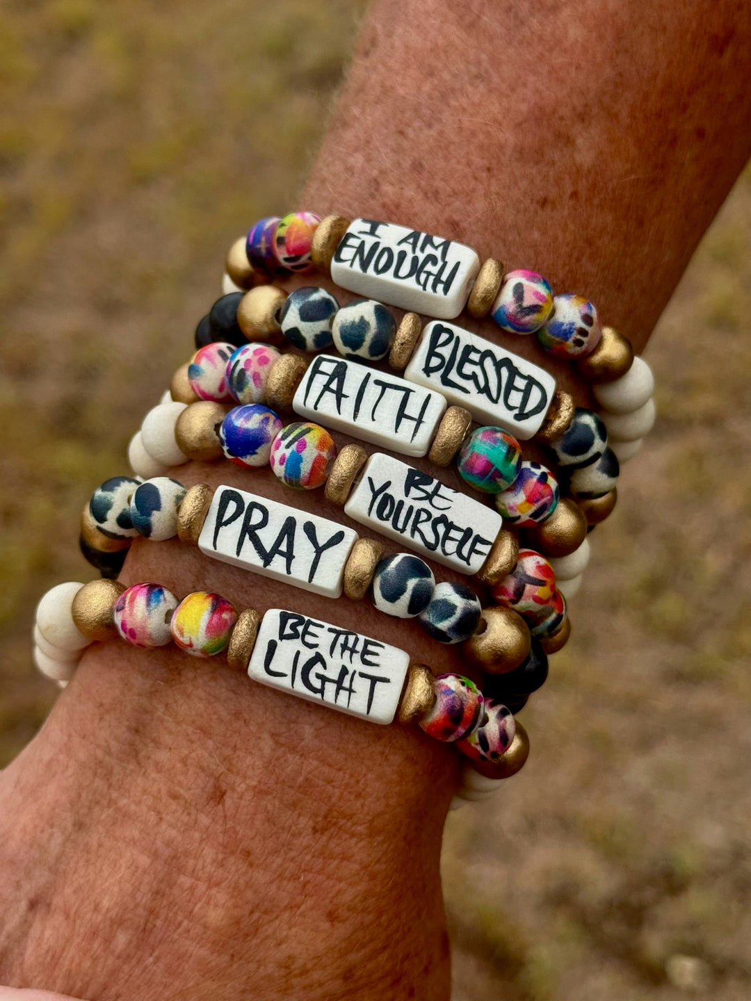 Affirmation Word Beaded Bracelets