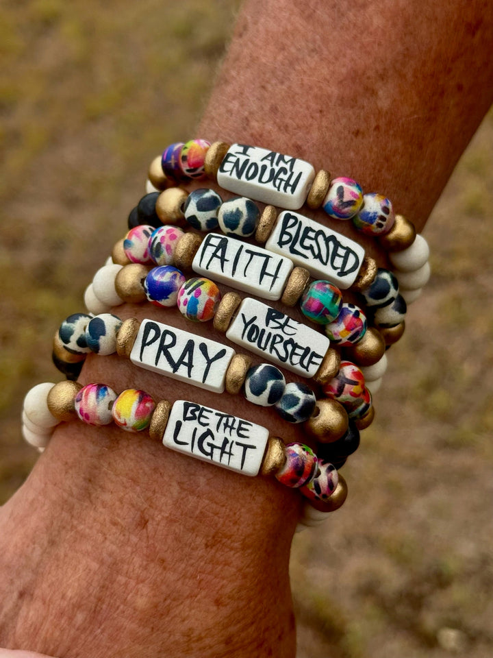 Affirmation Word Beaded Bracelets
