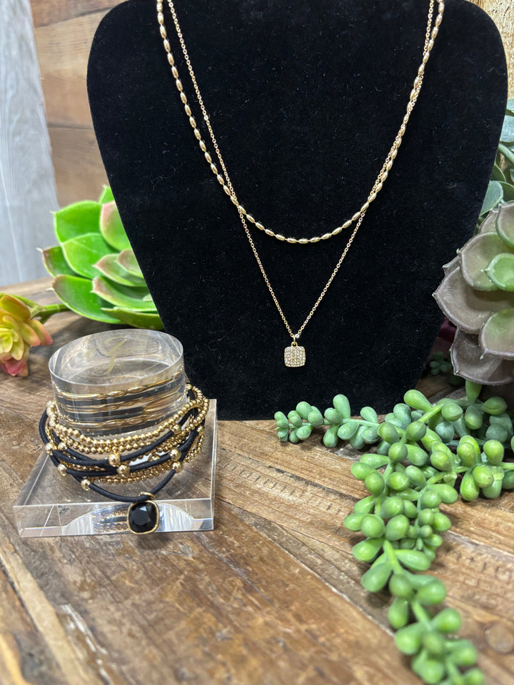 Bode Gold 2 Strand Necklace