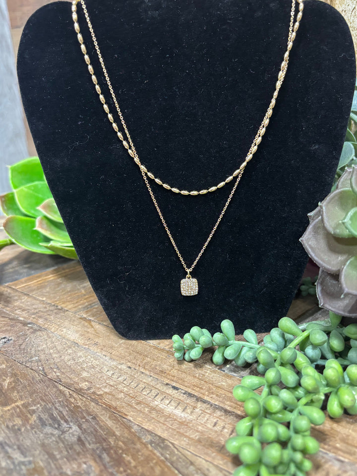 Bode Gold 2 Strand Necklace