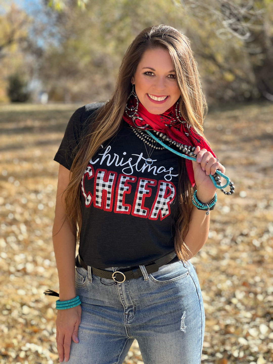 Christmas Cheer Graphic Tee by Texas True Threads