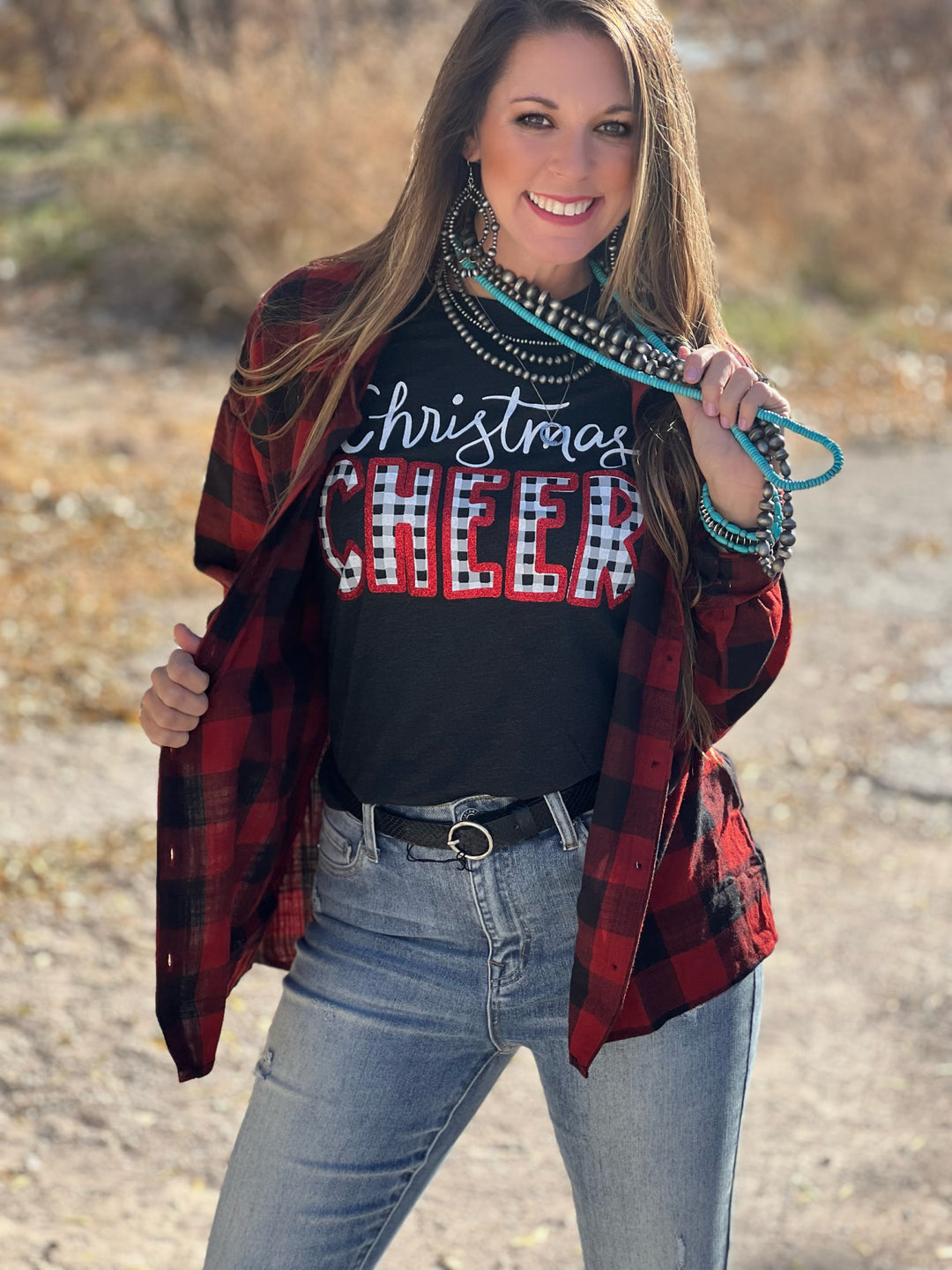 Christmas Cheer Graphic Tee by Texas True Threads