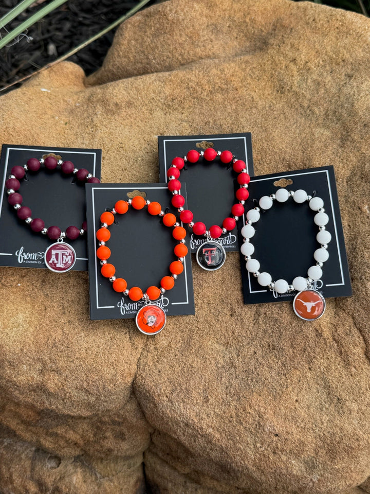 Collegiate Beaded Bracelets