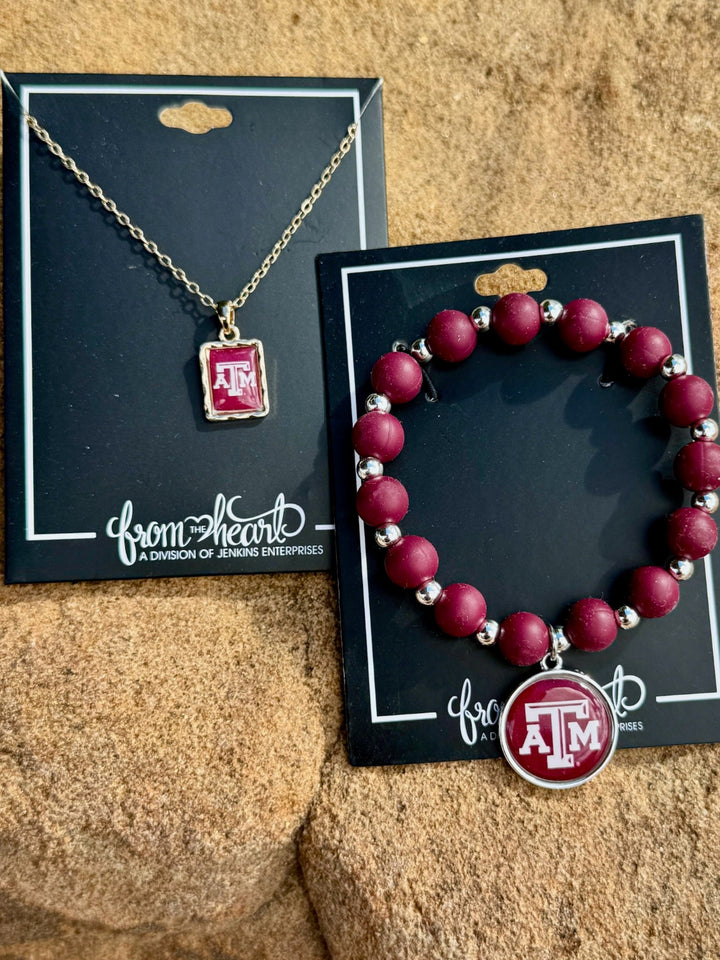 Collegiate Beaded Bracelets