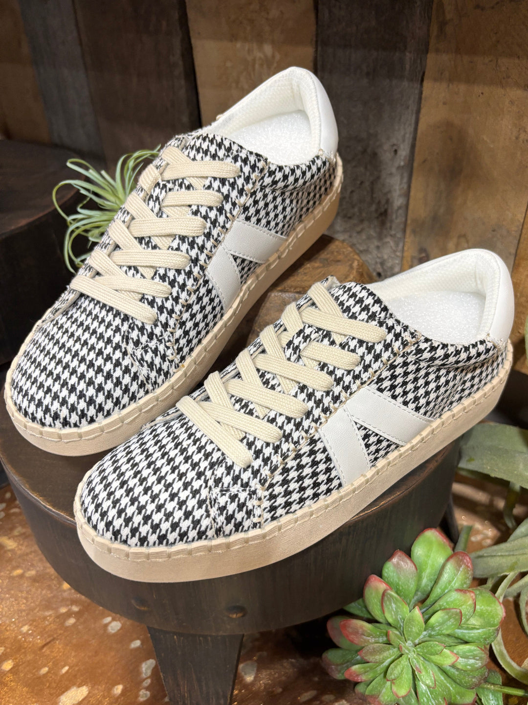 Friend Zone Gingham Sneakers