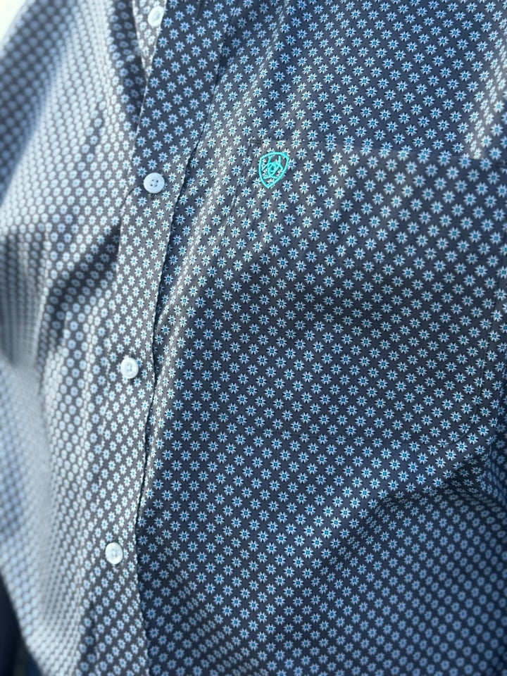 Fletcher Grey & Black Men's Shirt