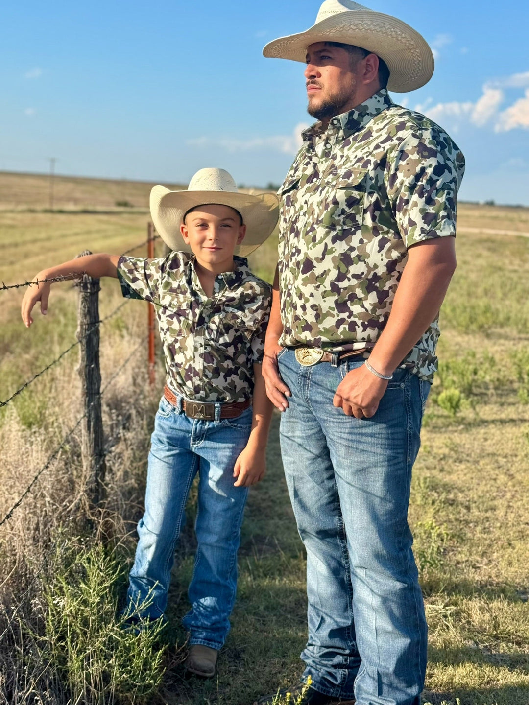 Camo 2.0 Short Sleeve Snap Shirt by Ferrell