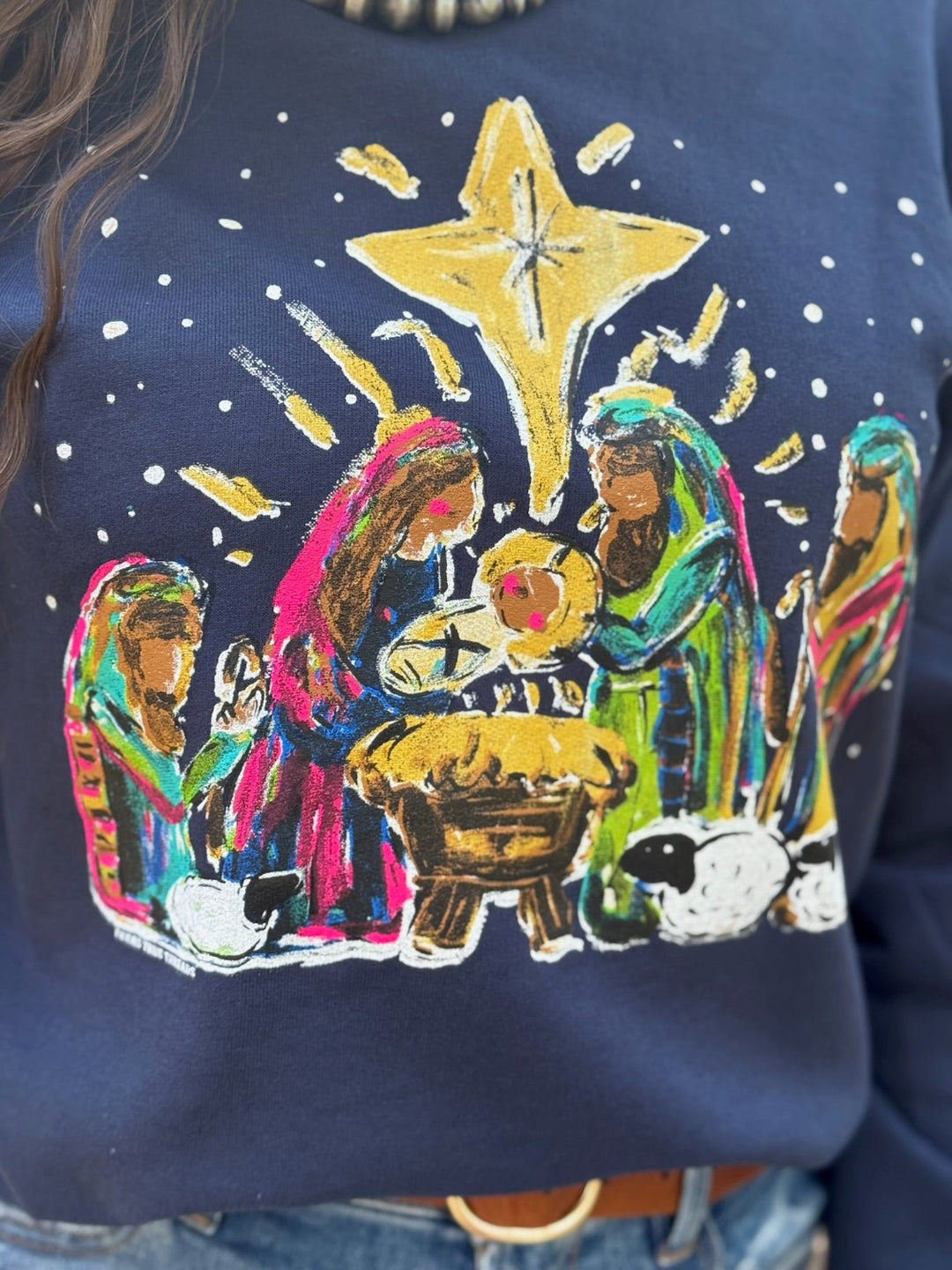 Callie's Nativity Scene Graphic Tee by Texas True Threads