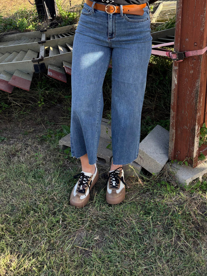 Rachel Wide Leg Crop Jean by Judy Blue