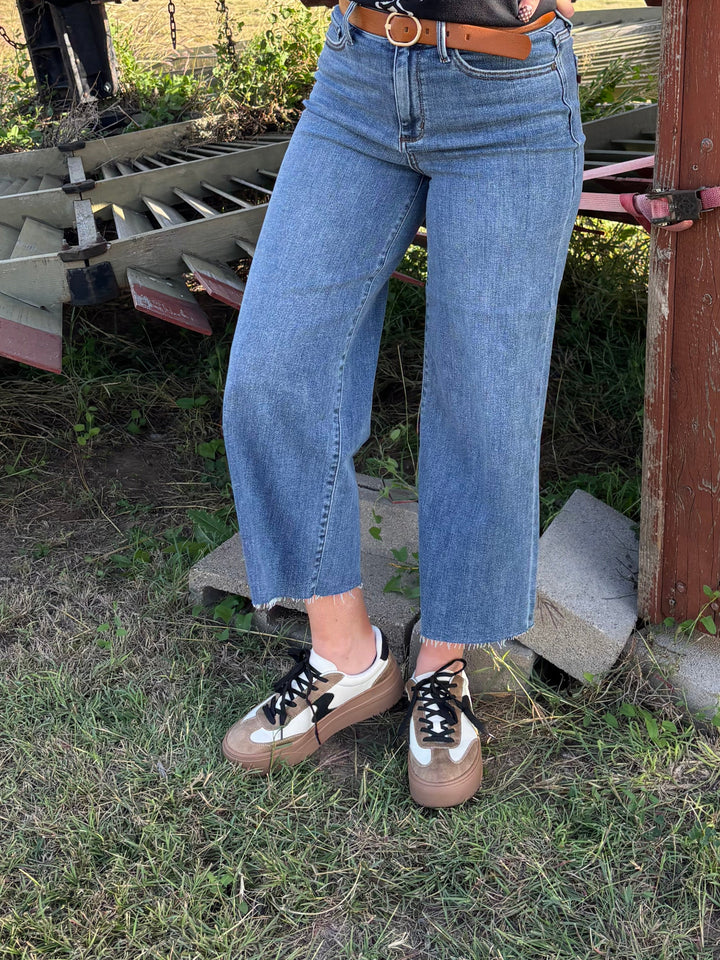 Rachel Wide Leg Crop Jean by Judy Blue