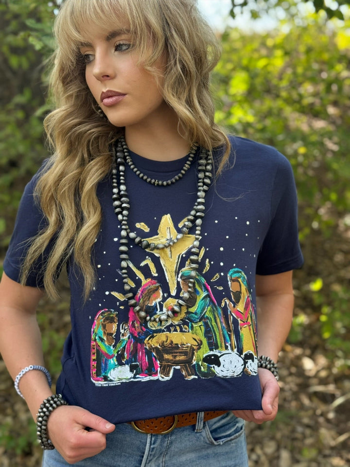 Callie's Nativity Scene Graphic Tee by Texas True Threads