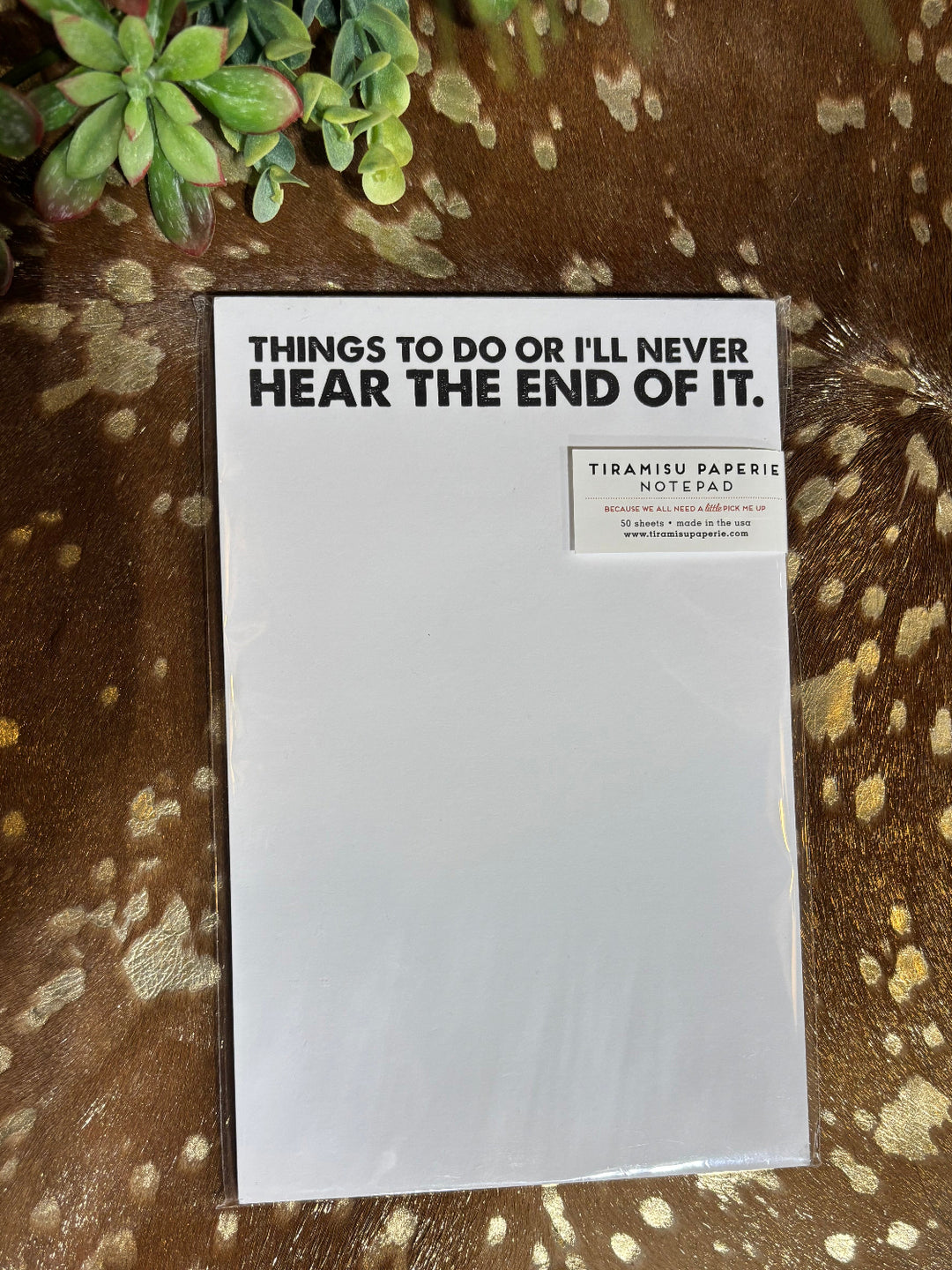 Large Notepad by Tiramisu Paper