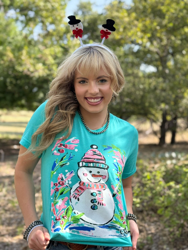 Callie's Snowman Graphic by Texas True Threads