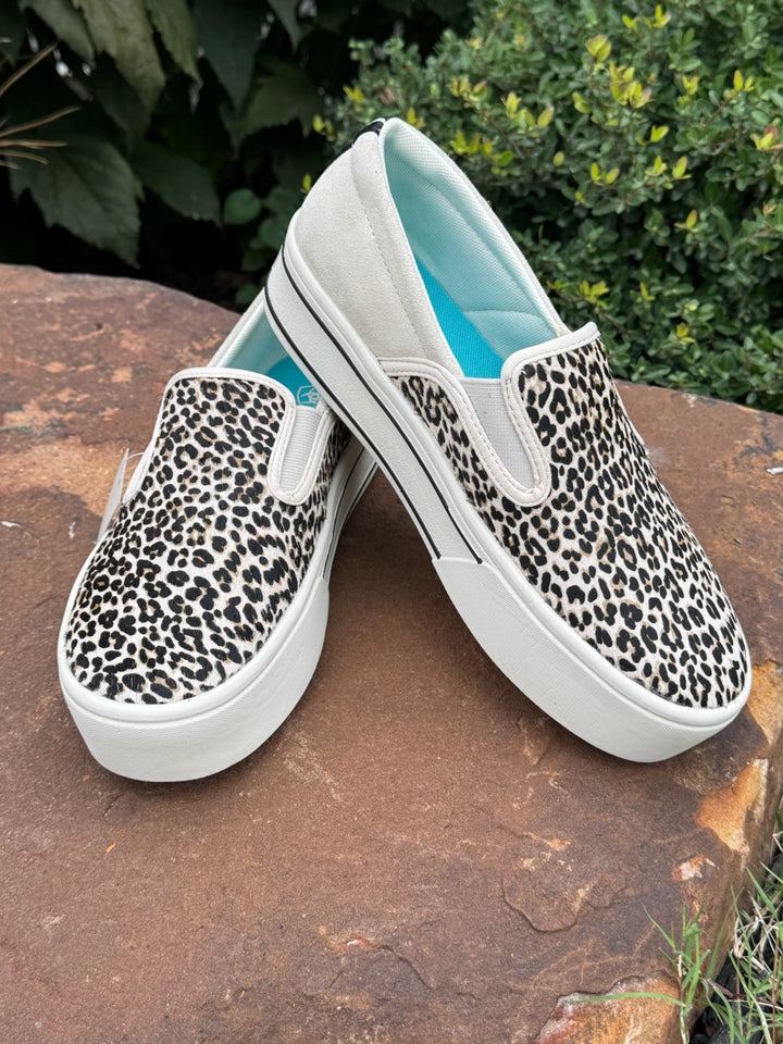 Skylar Slip On Cheetah Sneaker
