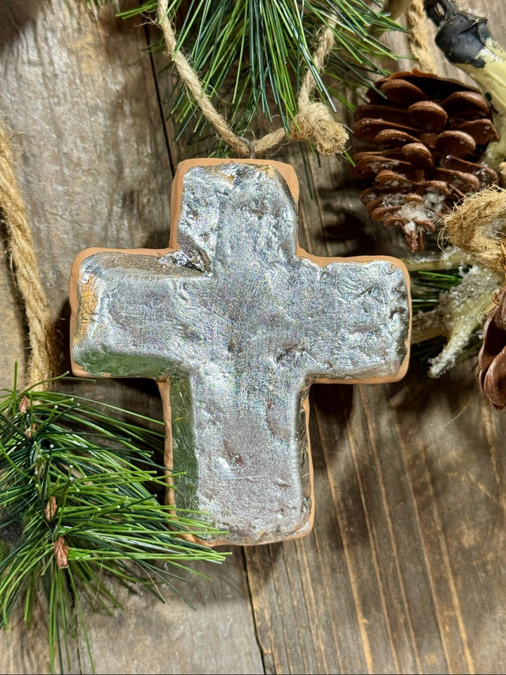 Christmas Terracotta Ornament by Mud Pie