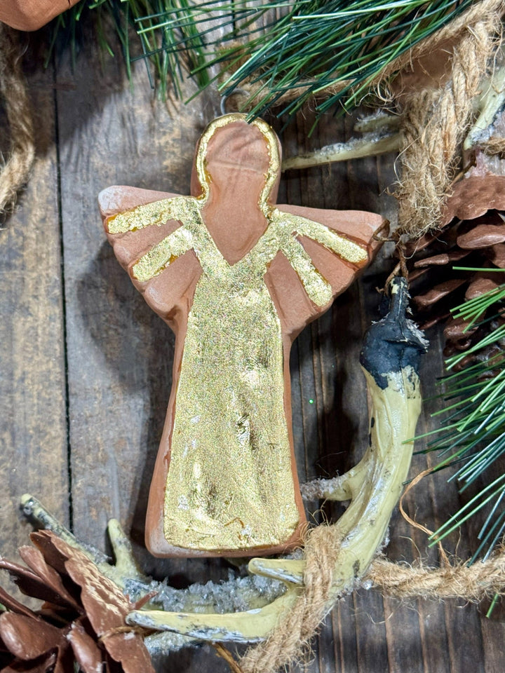 Christmas Terracotta Ornament by Mud Pie