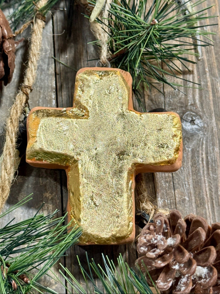 Christmas Terracotta Ornament by Mud Pie