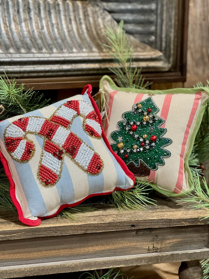 Christmas Decor Pillows by Mud Pie