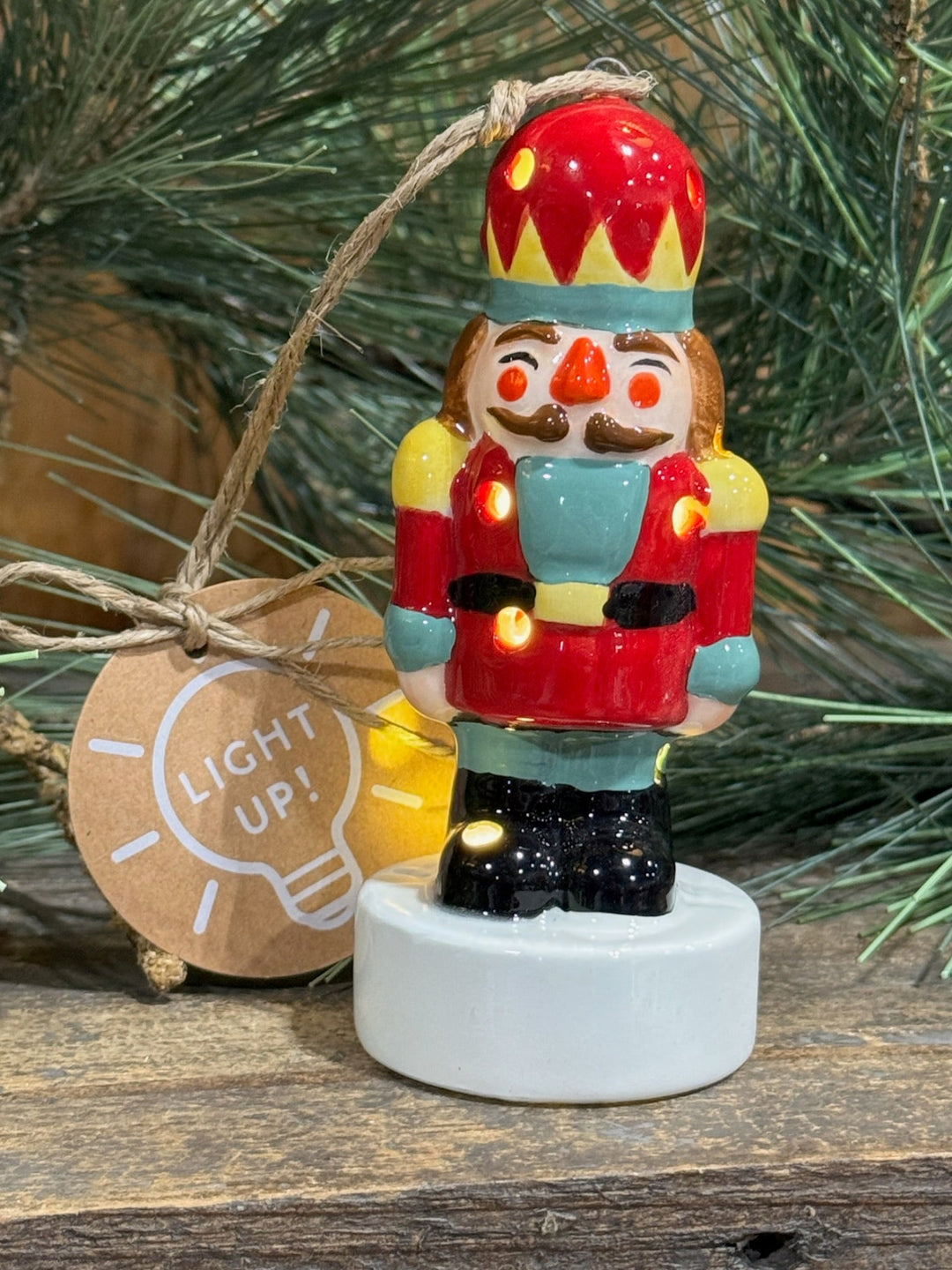 Light Up Christmas Ornaments by Mud Pie