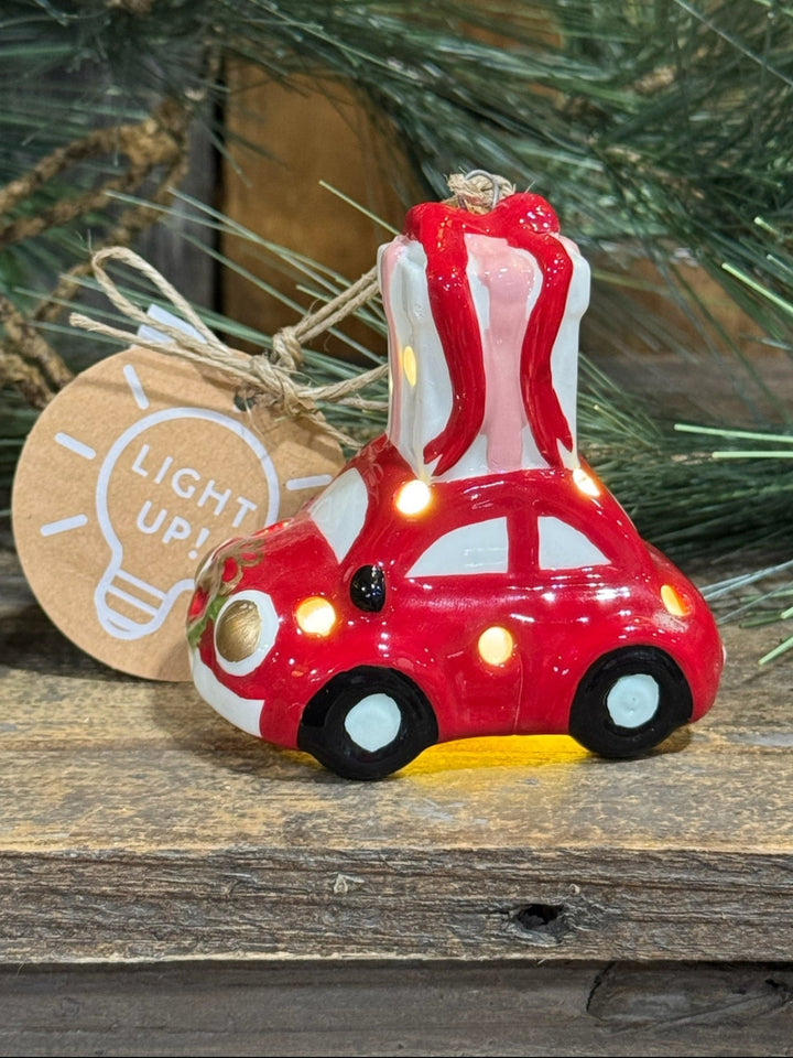 Light Up Christmas Ornaments by Mud Pie
