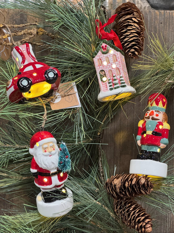 Light Up Christmas Ornaments by Mud Pie