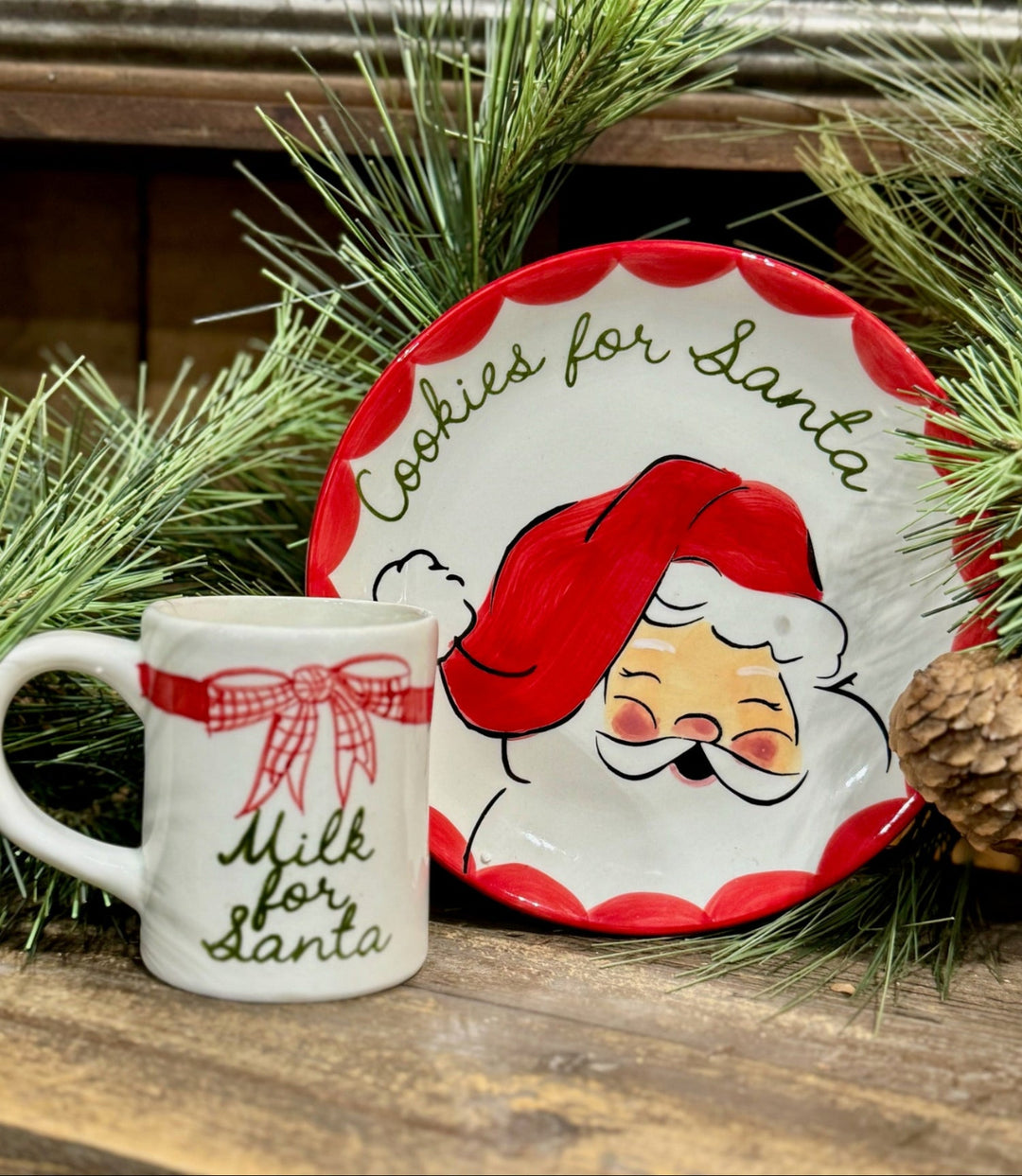 Milk  and Cookies for Santa by Mud Pie