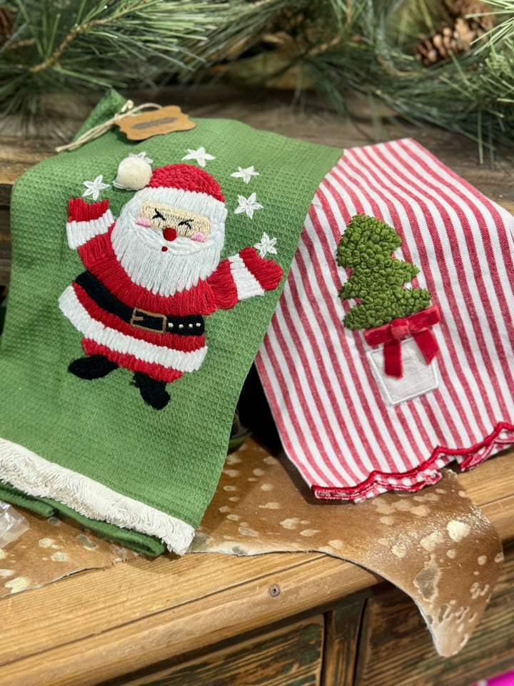 Christmas Hand Towels by Mud Pie