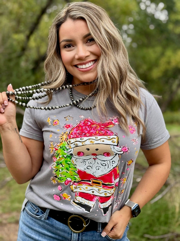 Callie's Santa Claus Graphic Tee by Texas True Threads