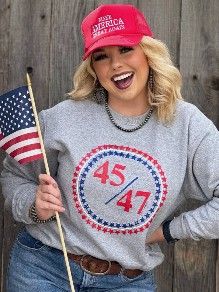 45th and 47th President Sweatshirt by Texas True Threads