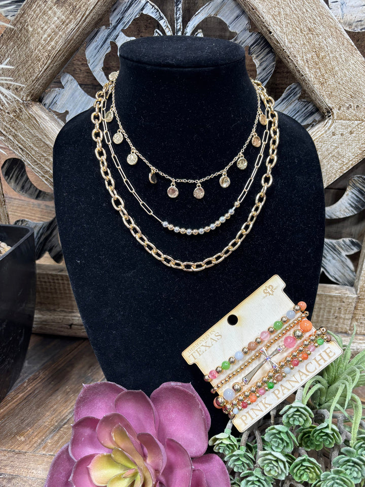 Devon Double Chain Necklace