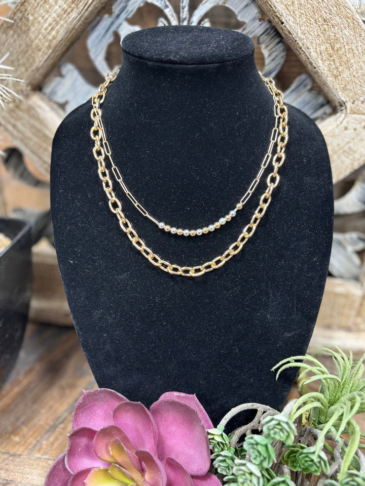 Devon Double Chain Necklace