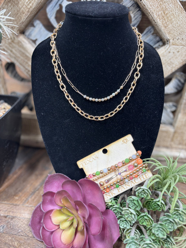 Devon Double Chain Necklace