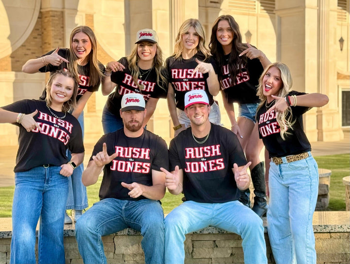 Original Rush the Jones Graphic Tee by Texas True Threads