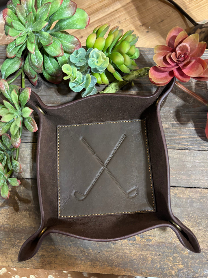Leather Embossed Tray