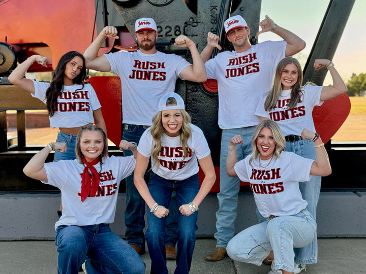 Original Rush the Jones Graphic Tee by Texas True Threads