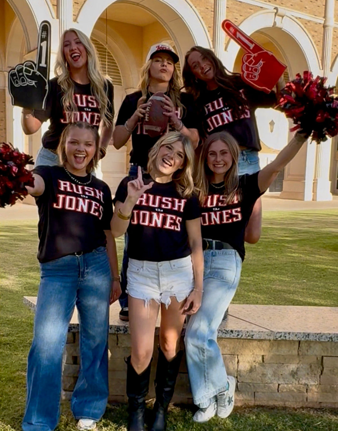 Original Rush the Jones Graphic Tee by Texas True Threads