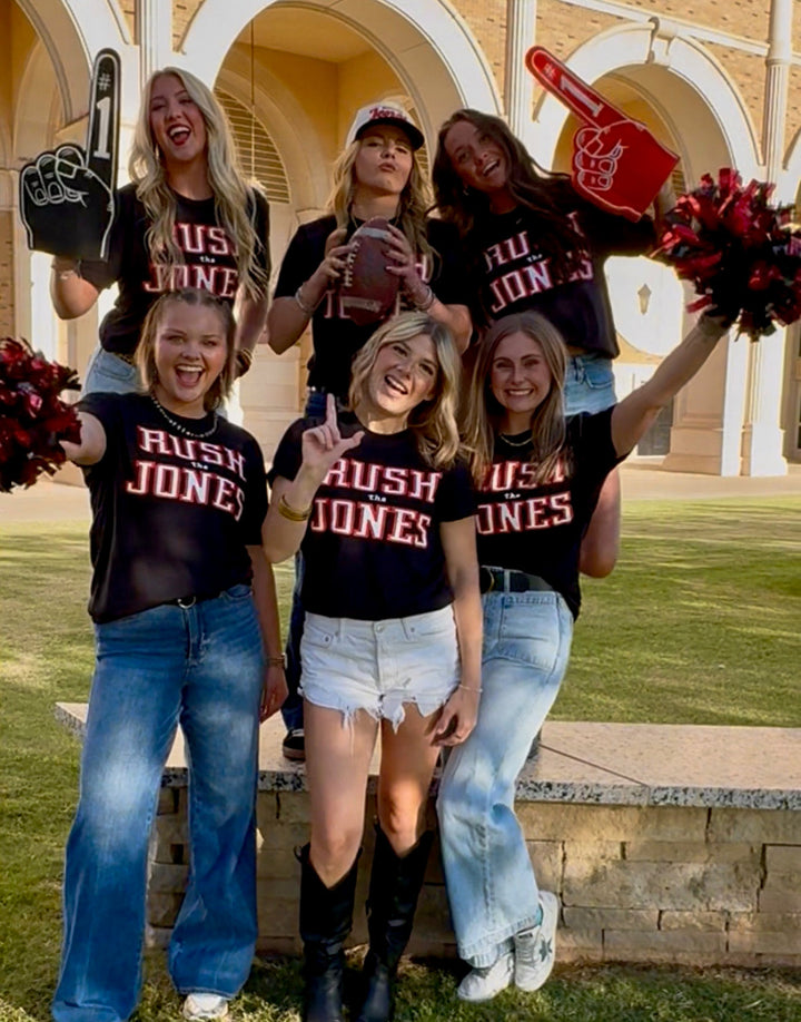 Original Rush the Jones Graphic Tee by Texas True Threads