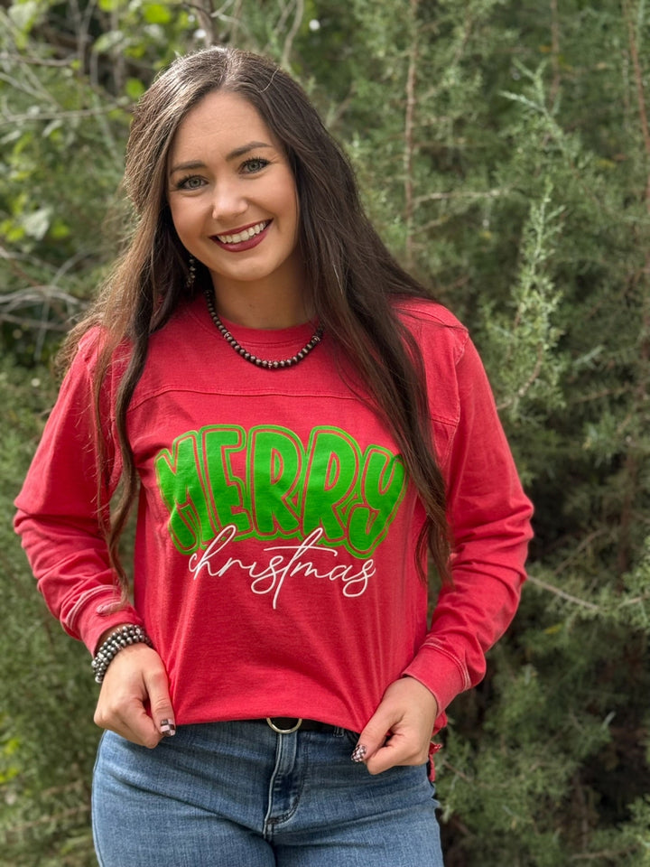Merry Christmas Graphic Tee by Texas True Threads
