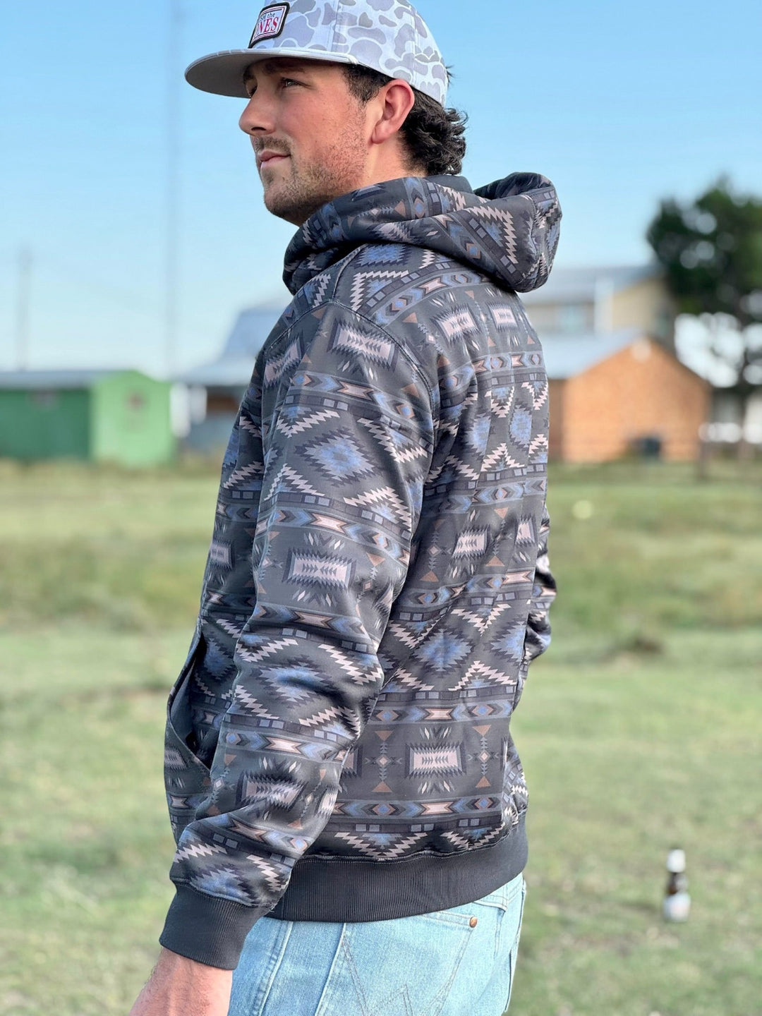 Men's Legendary Phantom Black Hoodie by Hooey