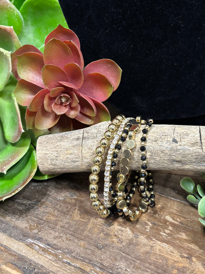 June Black & Gold Bracelet