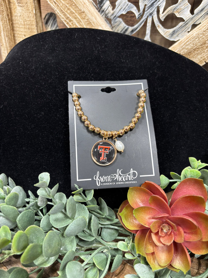 Texas Tech Red Raiders Diana Gold Bracelet