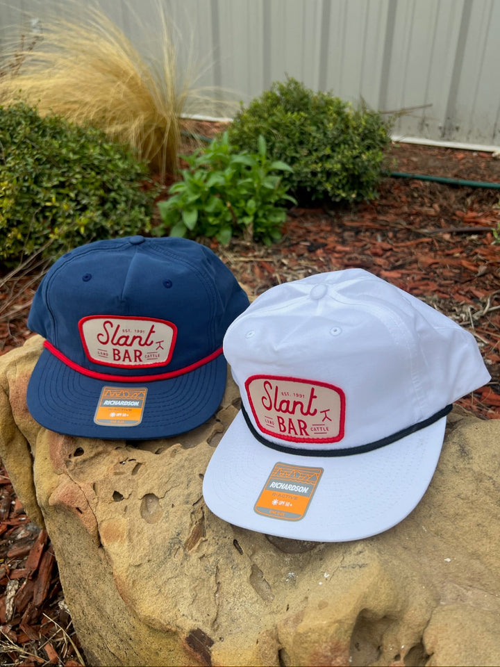 Slant Bar Land & Cattle Red Patch Cap
