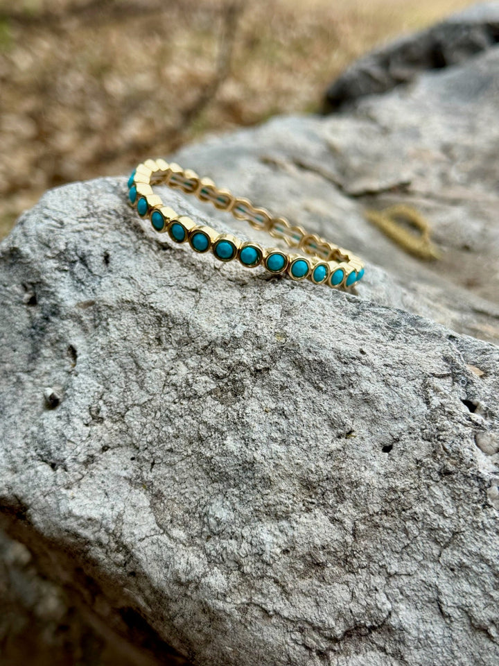 Morgan Gold & Turquoise Bracelet