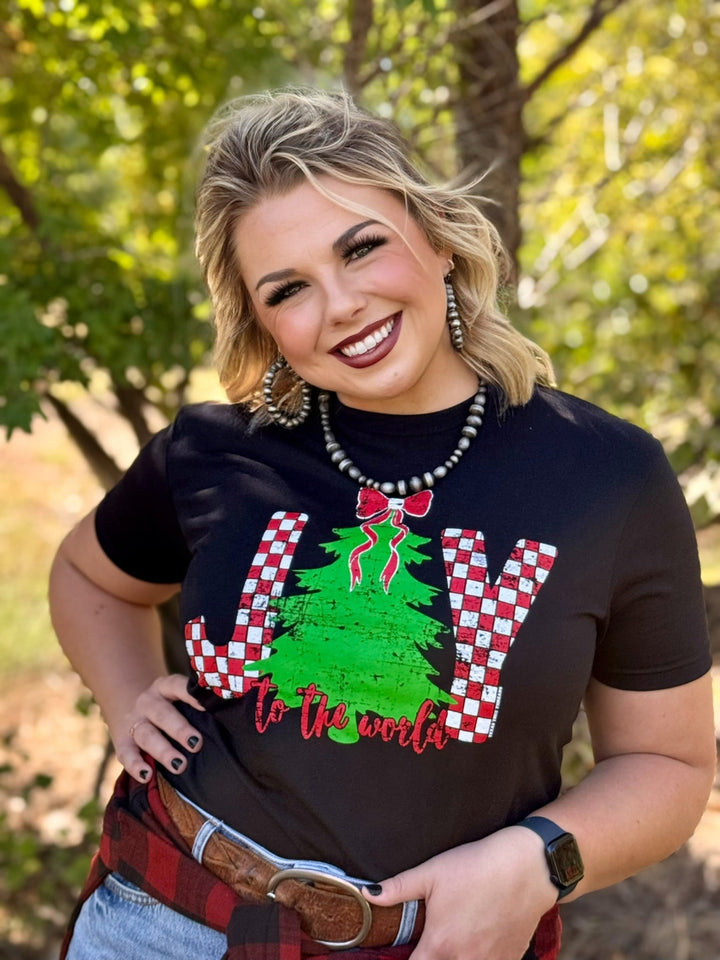 Joy to the World Graphic Tee by Texas True Threads