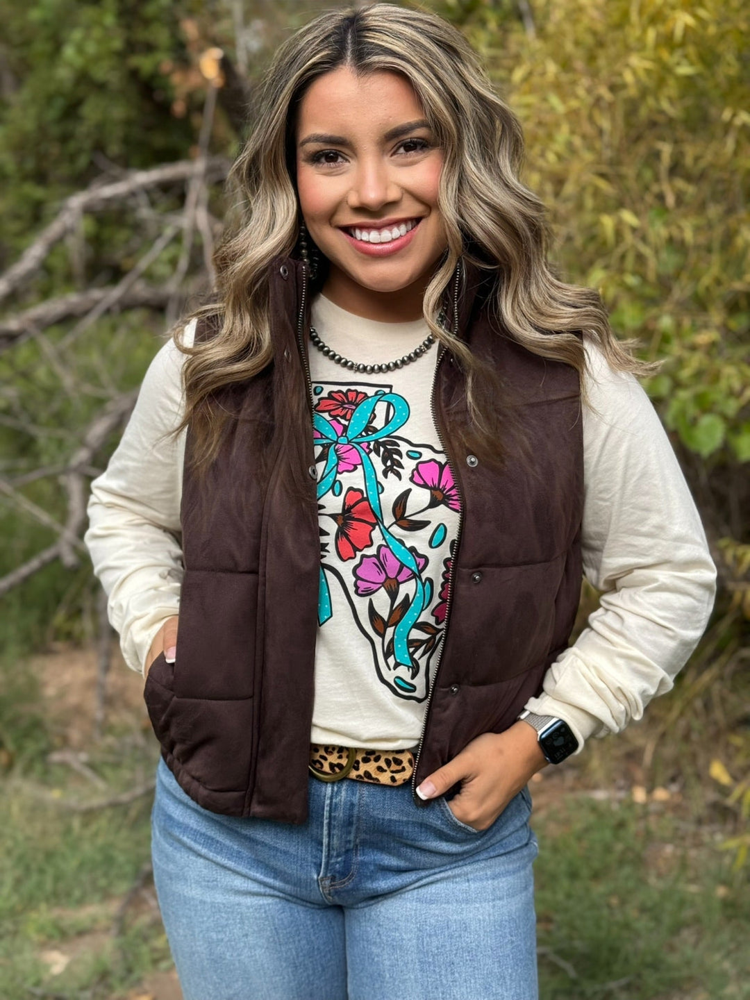 Bismark Brown Vest by Ariat