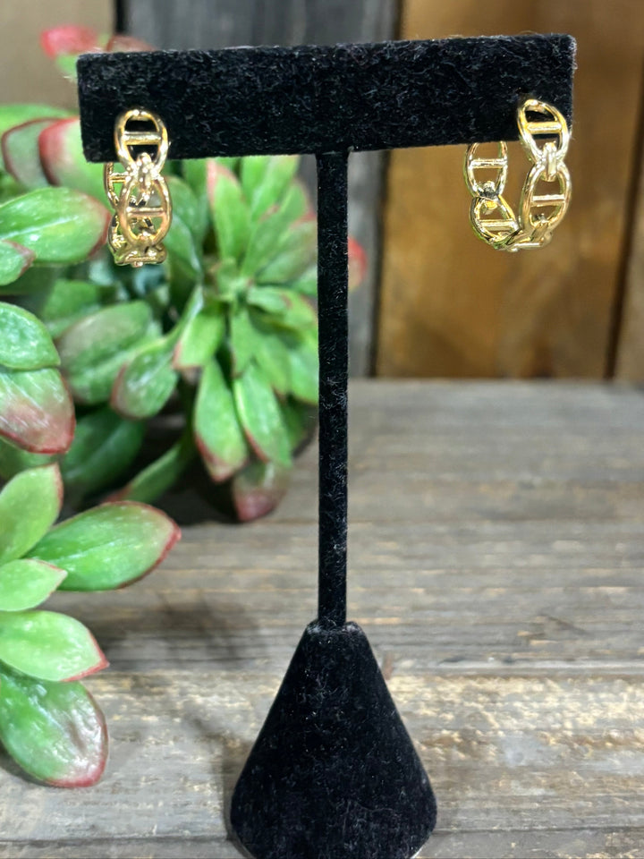 Lousie Gold Hoops