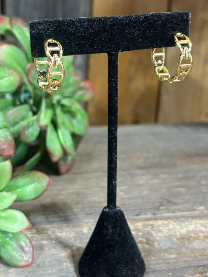 Lousie Gold Hoops